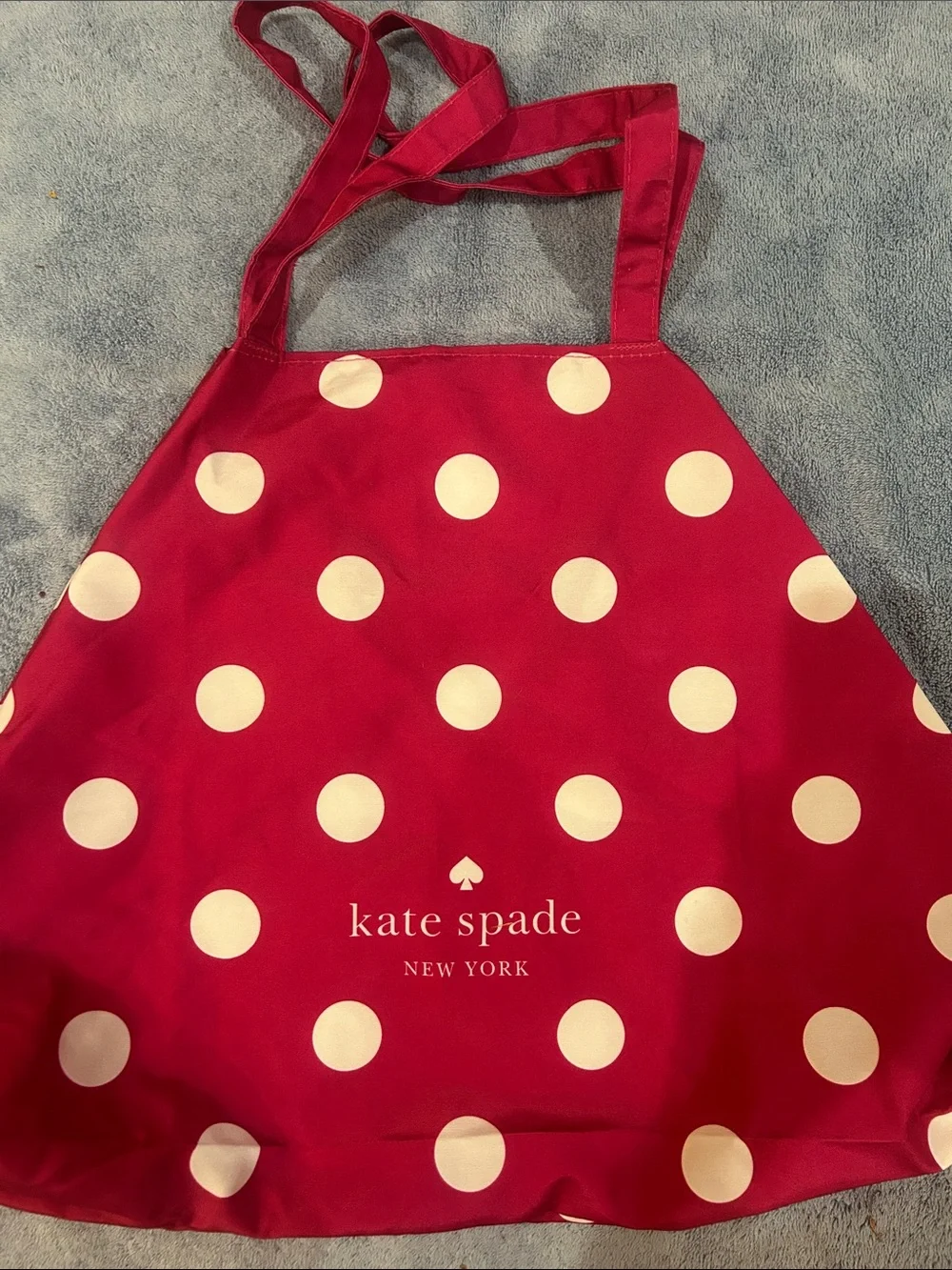 kate spade Red and White Polka Dot Tote